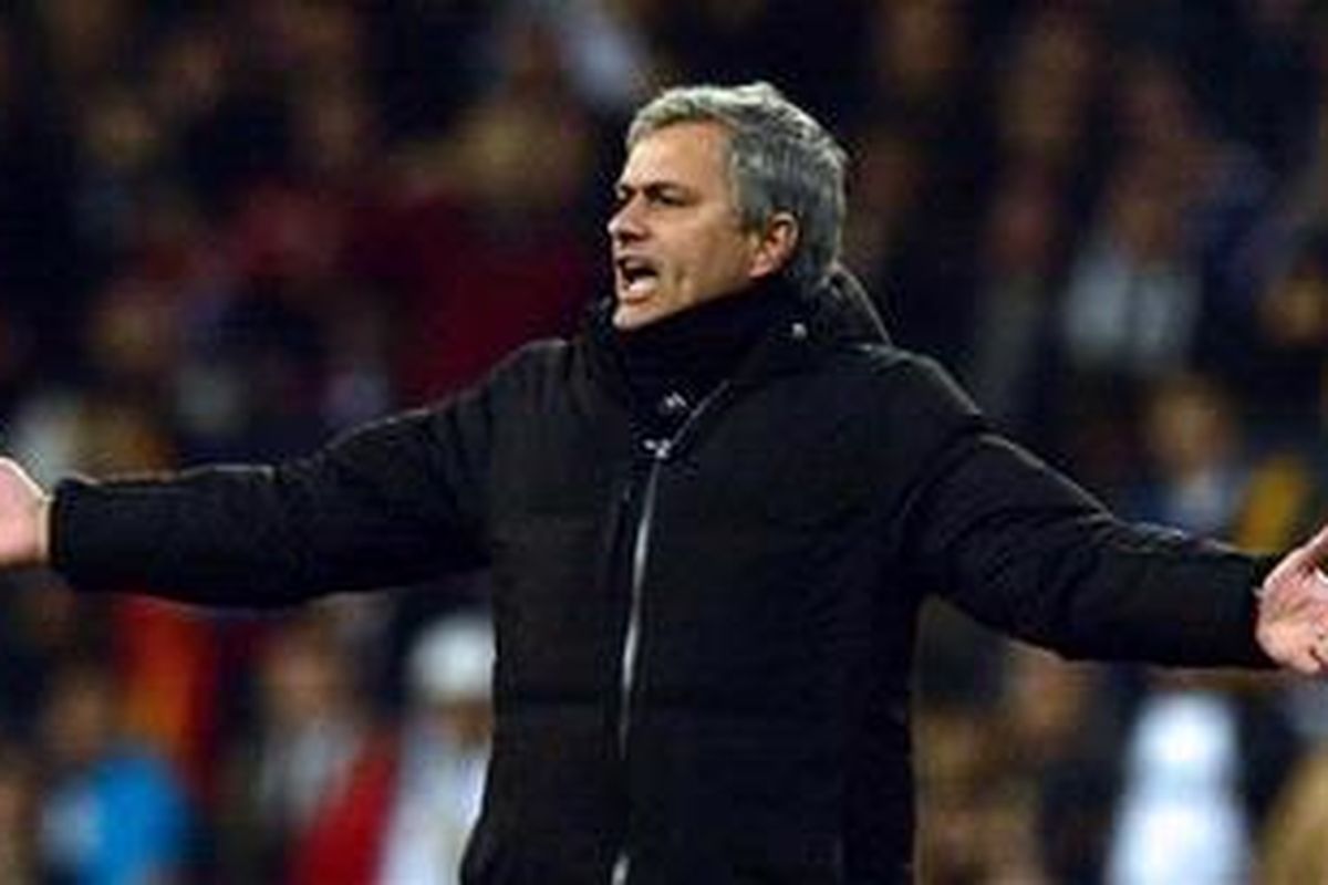 Pelatih Real Madrid, Jose Mourinho.