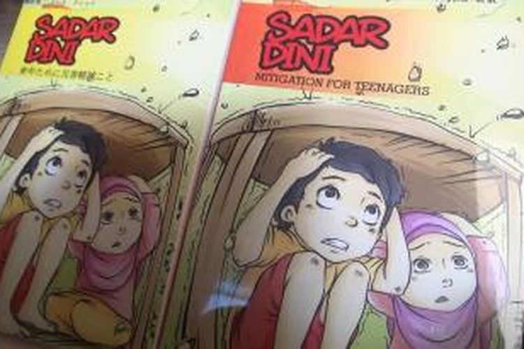 Komunitas Tikar Pandan meluncurkan komik mitigasi bencana yang ditulis oleh pelajar-pelajar di Aceh guna meningkatkan kesadaran dan kewaspadaan terhadap bencana di Aceh. *****K12-11