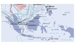 Kabel Laut Suplai Internet 100 Gigabyte ke Bangka Belitung