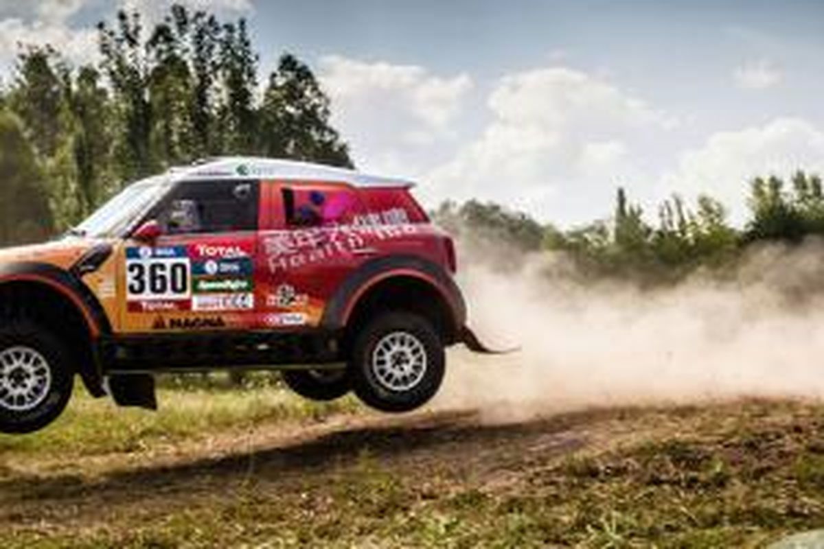 Mini racikan X-Raid buat Reli Dakar 2016 yang dikemudikan pebalap wanita asal China, Guo Meiling.
