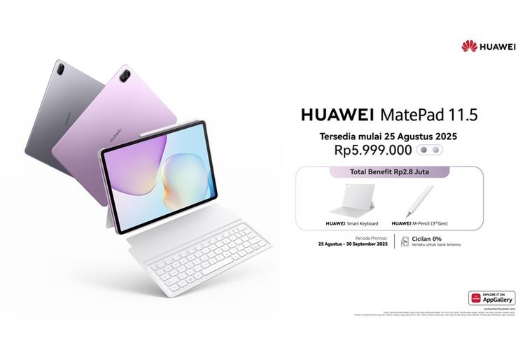 HUAWEI MatePad 11.5”, Tablet Entry-Level Ideal dengan Pengalaman Lebih dari Laptop