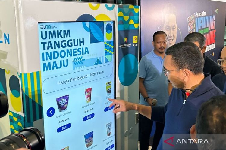 BUMN siapkan vending machine untuk produk UMKM.