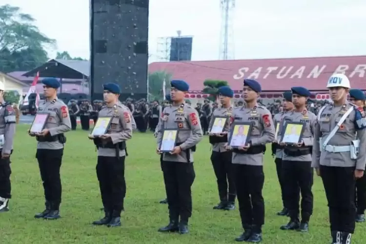 Terlibat Judol dan Langgar Kode Etik, 10 Personel Brimob Polda Sumut Dipecat