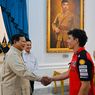 Momen Marc Marquez Bertemu Prabowo di Istana Kepresidenan