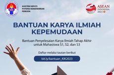 Beasiswa Karya Ilmiah Kemenpora bagi Mahasiswa S1-S3, Bantuan Rp 10 Juta