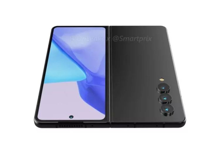 Bocoran render Samsung Galaxy Z Fold 4.