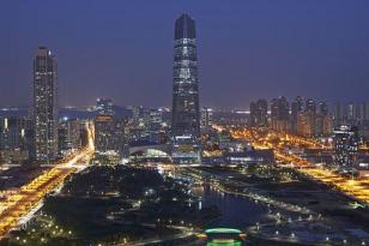 Northeast Asia Trade Tower, pencakar langit tertinggi di Korea Selatan.