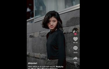 Viral di TikTok, Ini Sosok Perempuan yang Disebut Mirip Nike Ardilla