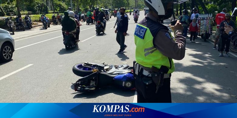 Senggolan dengan Bajaj di Depan Balai Kota, Mahasiswa Pengemudi Motor Sport Tewas di Tempat - Kompas.com - Megapolitan Kompas.com