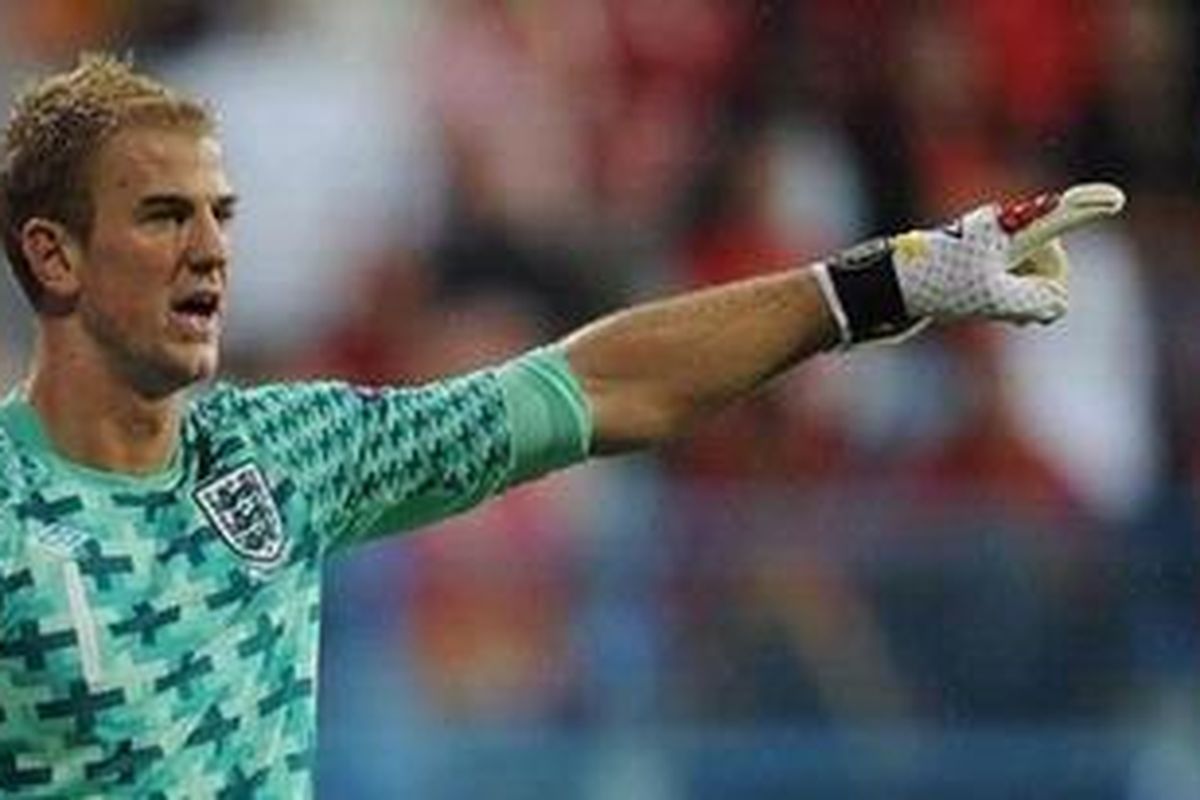 Kiper tim nasional Inggris, Joe Hart.  