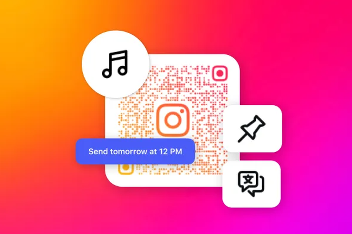 Ilustrasi fitur baru di DM Instagram
