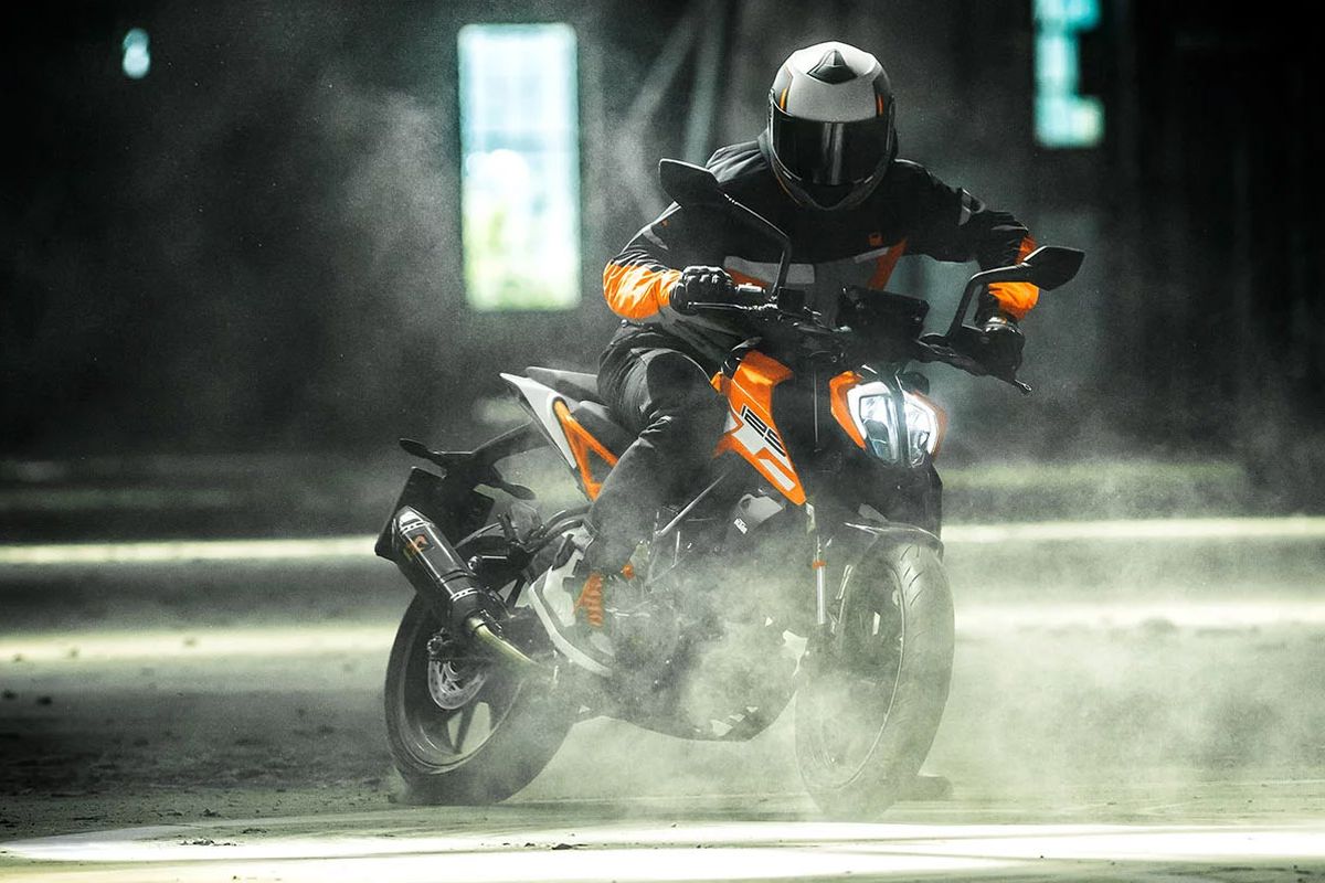 KTM Duke 125 ditawarkan di pasar Eropa dan India