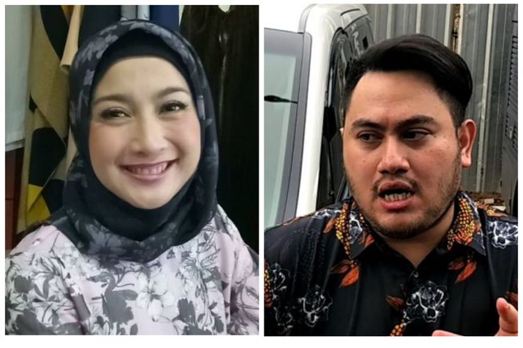 Kolase foto Desy Ratnasari dan Nassar