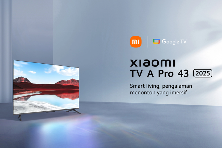 Smart TV Xiaomi TV A Pro 2025 ukuran 43 inci dan 55 inci resmi di Indonesia. Harga  Xiaomi TV A Pro 2025 mulai Rp 4,2 juta.