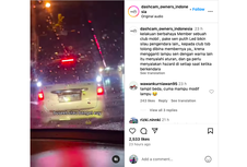 Pakai Hazard Warna Putih, Komunitas Mobil Jadi Sorotan