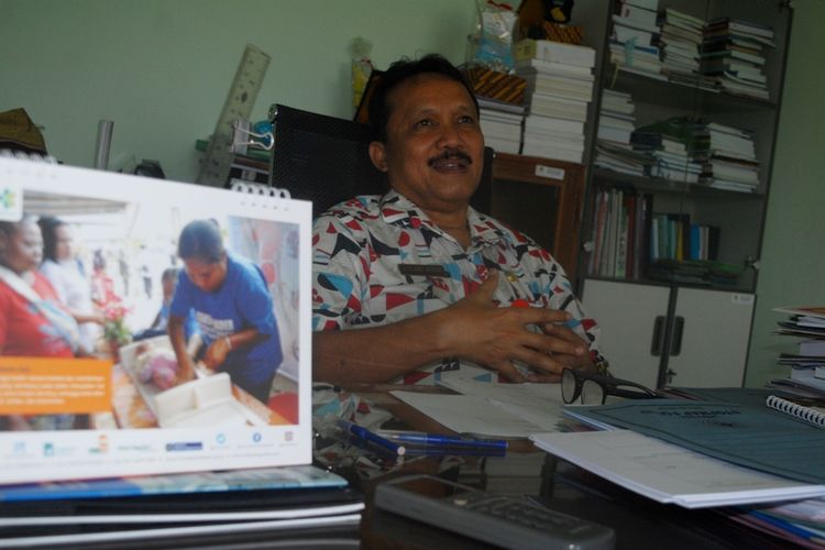 Kepala Dinas Kesehatan Kabupaten Grobogan, Jawa Tengah, Slamet Widodo saat ditemui Kompas.com di ruang kerjanya, Kamis (9/5/2019).