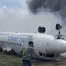 Video Pesawat Penumpang Terbalik Saat Mendarat di Somalia, Bodi Dilalap Api