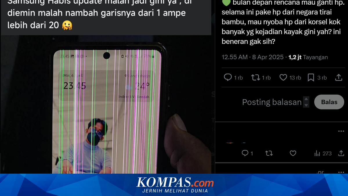 Layar HP Jadi Bergaris Usai Update Software, Apa Penyebab dan Solusinya?