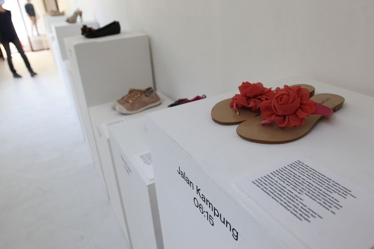 Shoes Art Installation di Komisi Nasional Perempuan, Jakarta