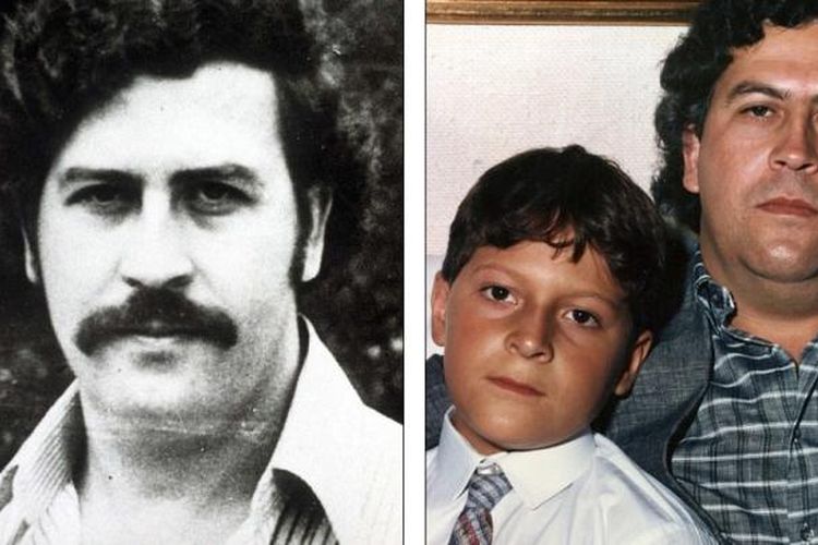 Escobar memang dikenal sebagai raja kokain dunia. Pada saat kematiannya, ia meraup sekitar Rp 200 triliun lebih per tahun. Konon, ia malah pernah kehilangan Rp 11 triliun hanya lantaran tikus-tikus menggerogoti uangnya. Escobar bersama anaknya Sebastian Marroquin.  