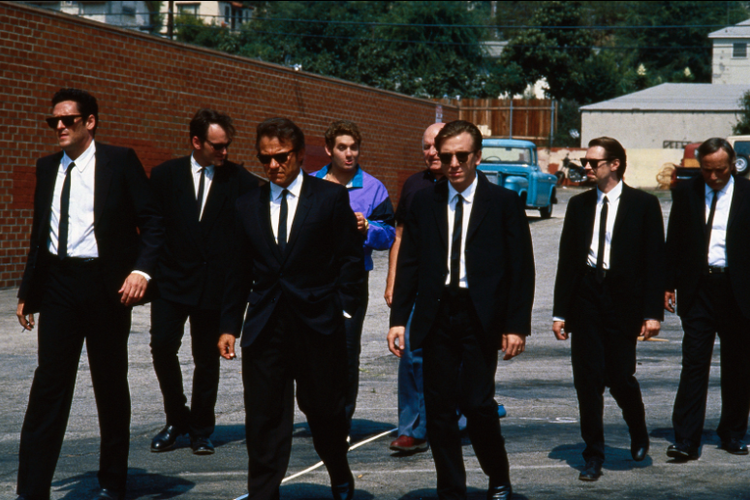 Para pemeran utama dalam film Reservoir Dogs (1992)