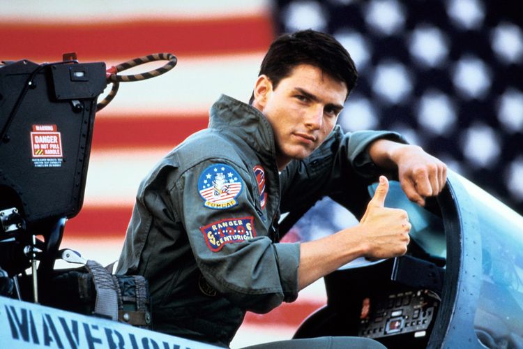 Tom Cruise dalam film Top Gun