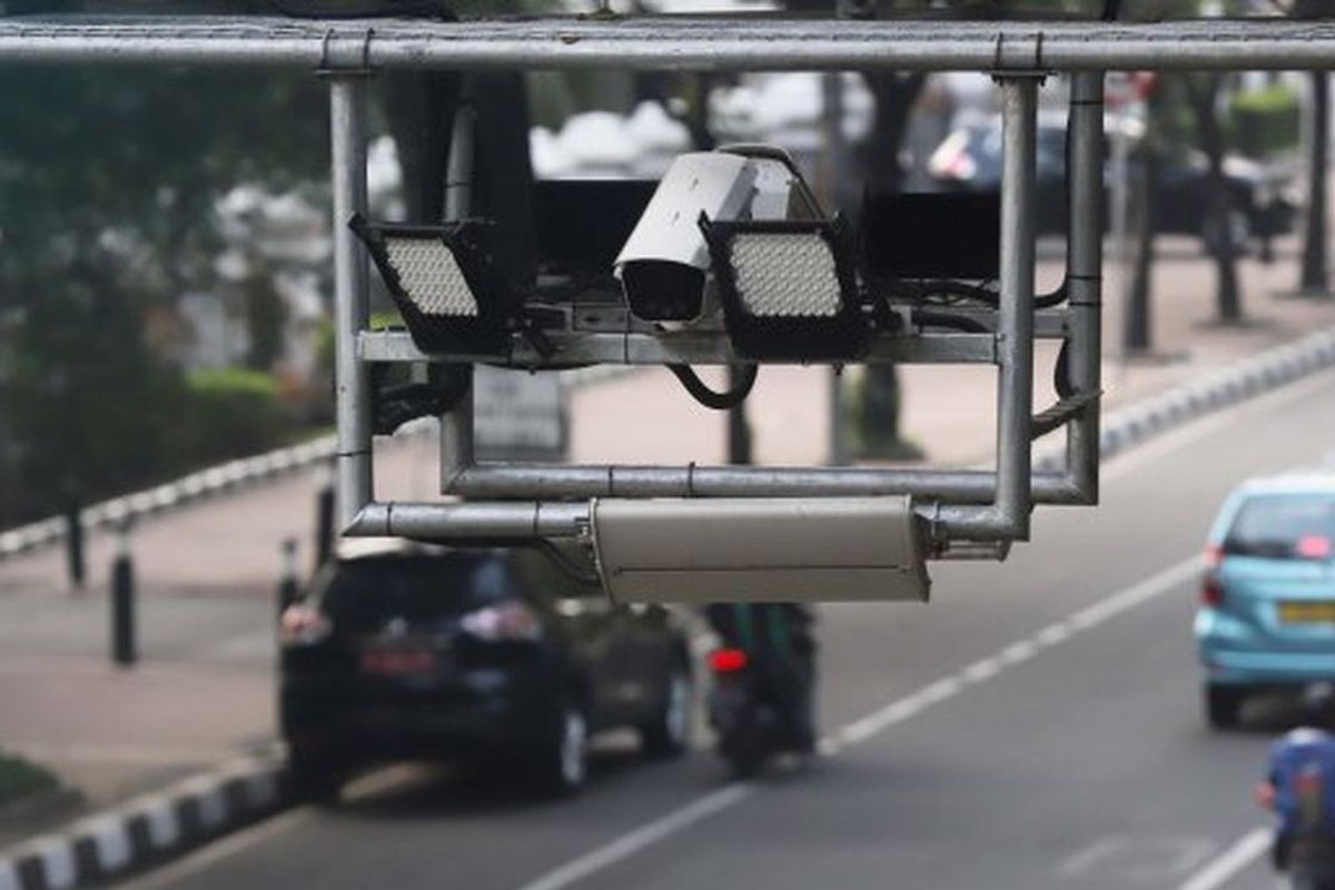 Ilustrasi kamera tilang elektronik atau ETLE (Electronic Traffic Law Enforcement).