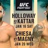 UFC Awali 2021 dengan Dua Ajang Fight Night Penuh Aksi