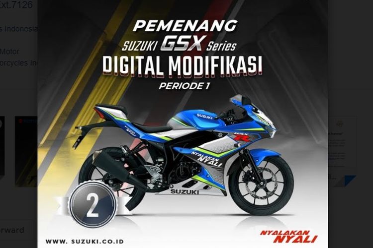 Ini 3 Pemenang Modifikasi Digital Suzuki Gsx R150