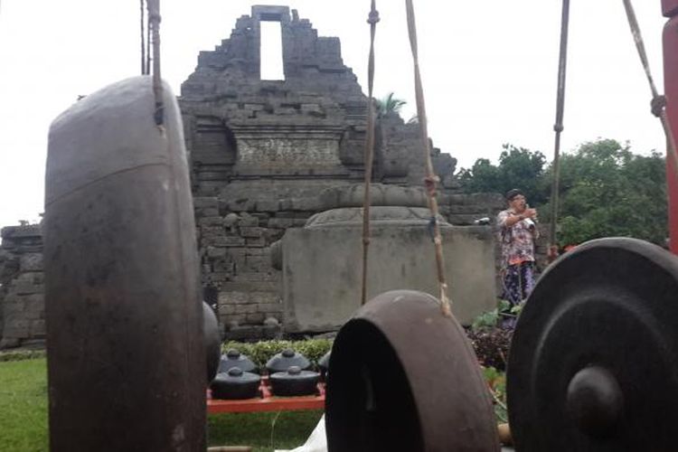 Candi Jago di Kecamatan Tumpang, Kabupaten Malang, Jawa Timur saat diambil beberapa waktu lalu.