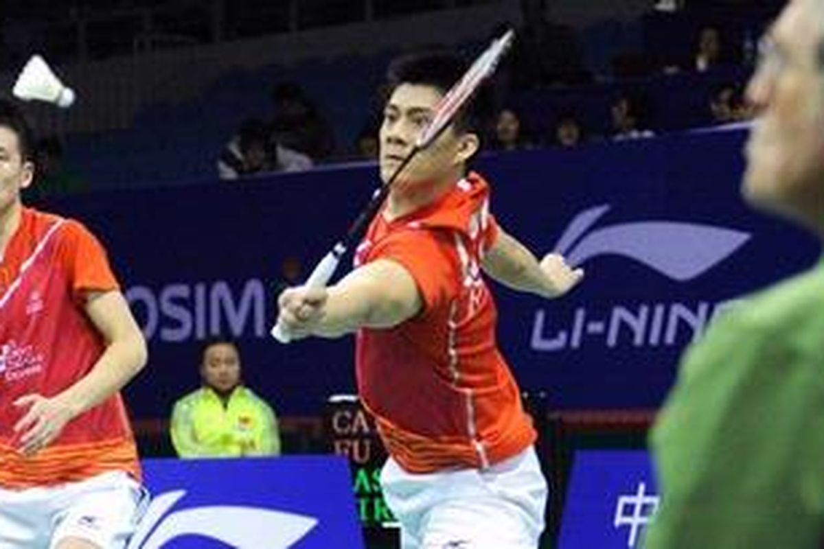 Ganda putra China, Cai Yun (kiri) dan Fu Haifeng.