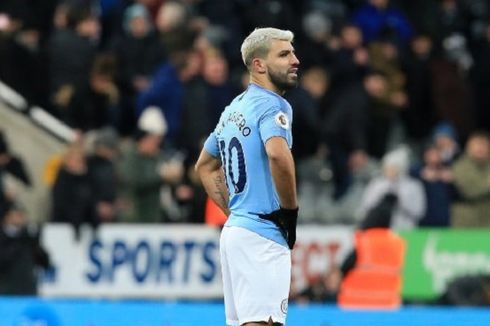 Newcastle Vs Man City, Aguero Cetak Gol Cepat, The Citizens Kalah