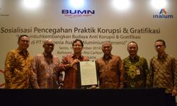 Gandeng KPK, Inalum dan Mitra Kerja Berkomitmen Berantas Korupsi