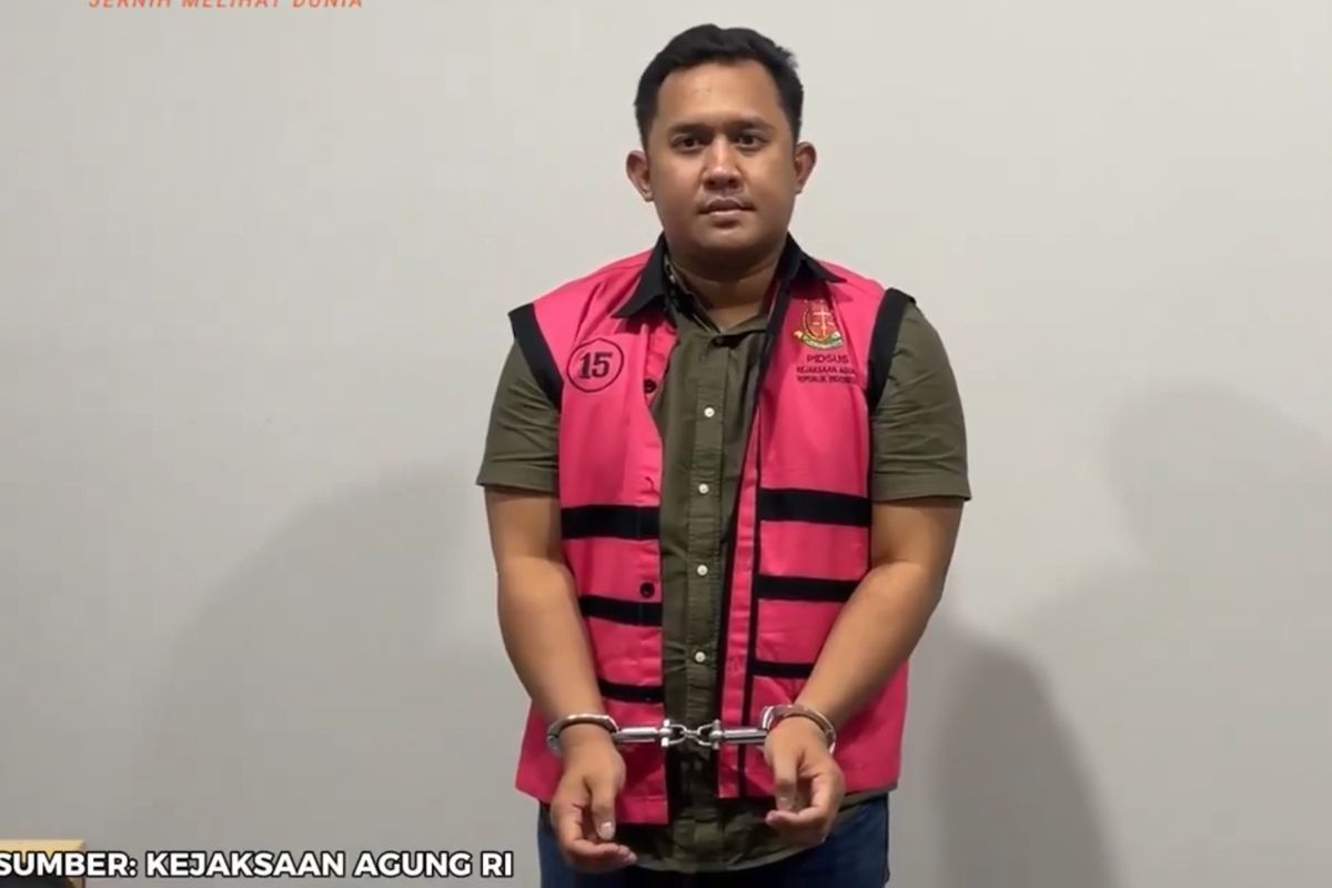 M Adhiya Muzakki atau MAM, bos buzzer tersangka perintangan proses hukum. (Dok Kejagung)