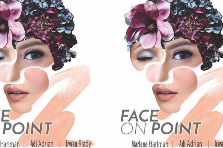 Buku Face of Point kolaborasi tiga make up artist senior Indonesia.