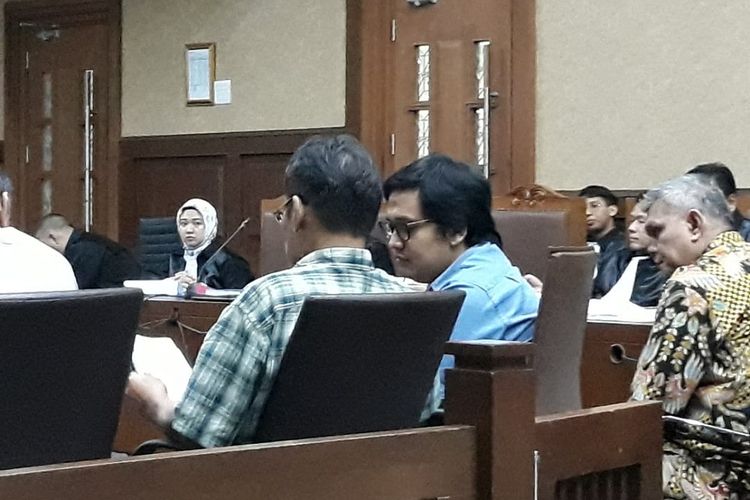 Arif Fitriawan saat menjadi saksi di Pengadilan Tipikor, Kamis (16/5/20
