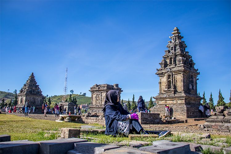Candi Arjuna di Dieng, Banjarnegara.