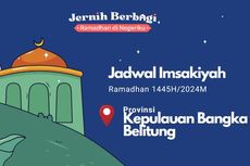 Jadwal Imsak dan Buka Puasa di Provinsi Kepulauan Bangka Belitung, 1 April 2024