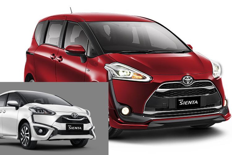 Beda tampilan Toyota Sienta Facelift dan lawas