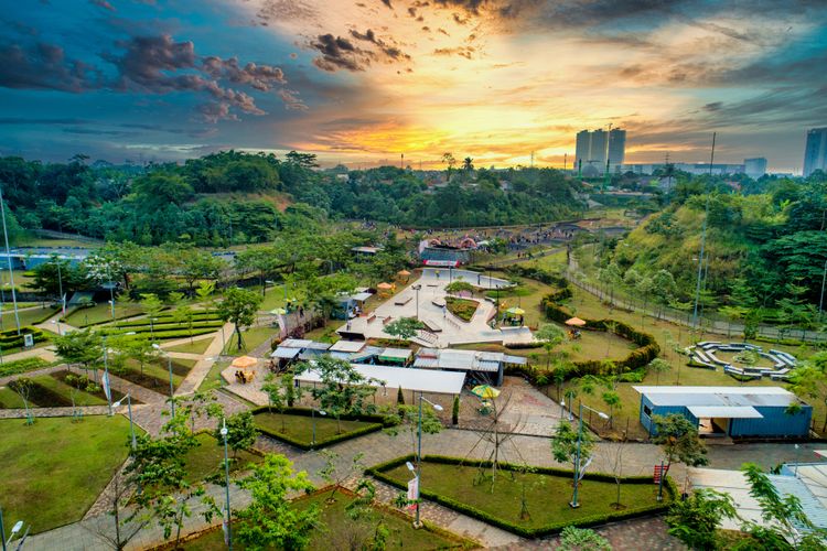 Ilustrasi BSD Xtreme Park di Cisauk, Kabupaten Tangerang.