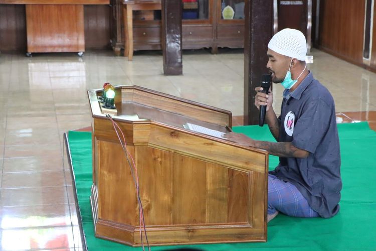 Seorang tahanan Polres Salatiga jadi peserta lomba baca Al Quran