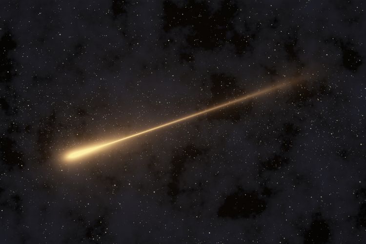 Ilustrasi meteorit