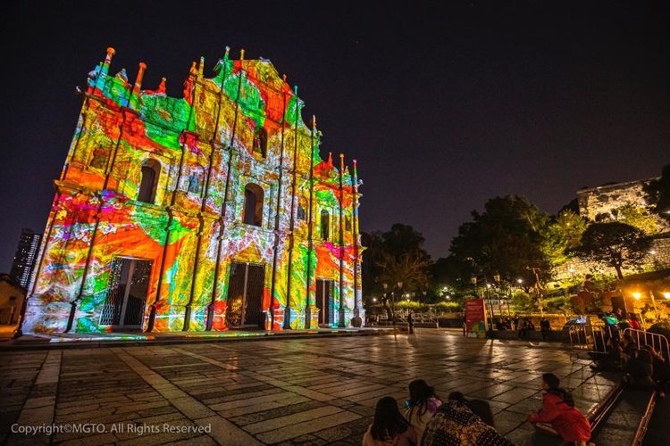 Ilustrasi Macao Light Festival tahun 2019