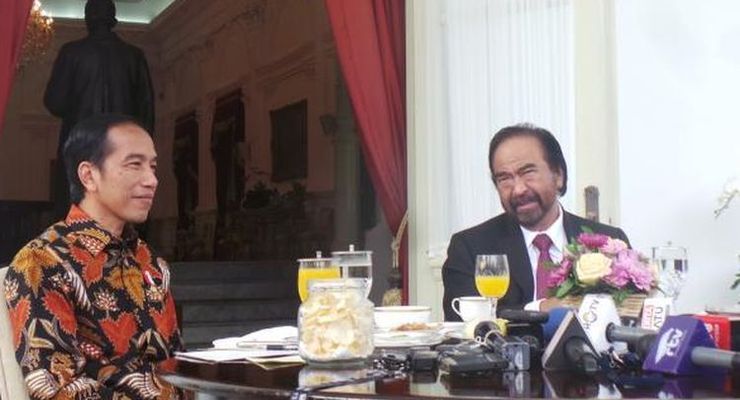 Jokowi Bertemu Surya Paloh di Istana, Kubu Prabowo: Saatnya Duduk Bersama