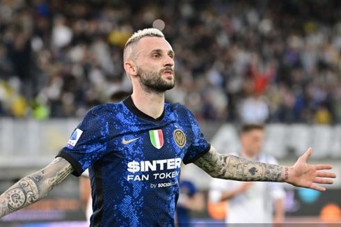 Babak Pertama Spezia Vs Inter Milan, Sepakan Voli Brozovic Bawa Nerazzurri Unggul 1-0