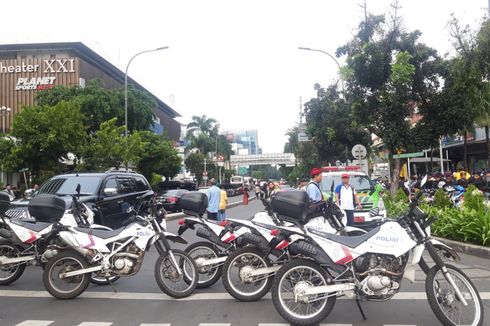 Ada Demo di Bawaslu RI, Gondangdia Menuju Tanah Abang Juga Ditutup