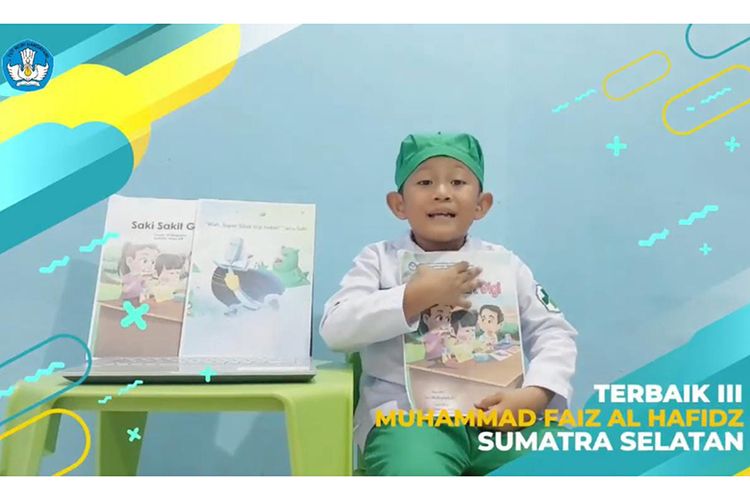 Muhammad Faiz Al Hafidz, pemenang terbaik III asal Sumatera Selatan. 