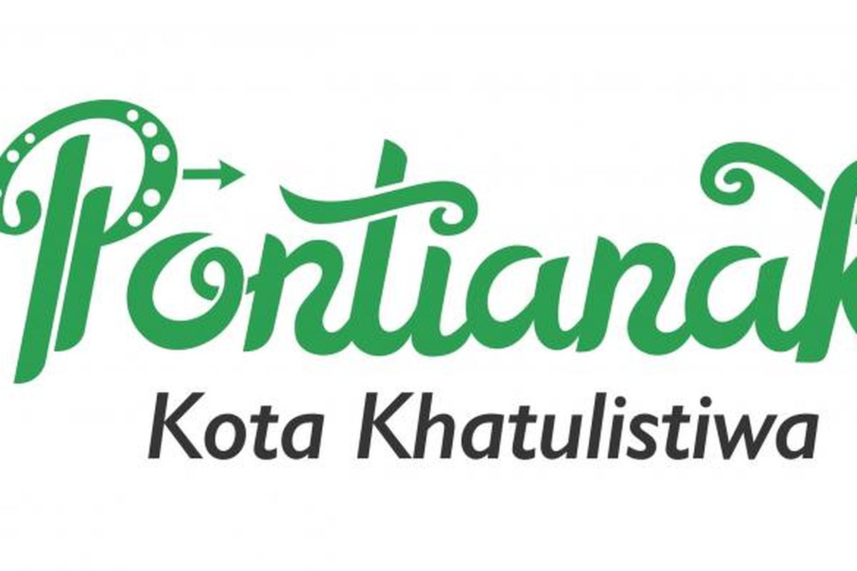 Logo city branding Kota Pontianak, Kalimantan Barat.