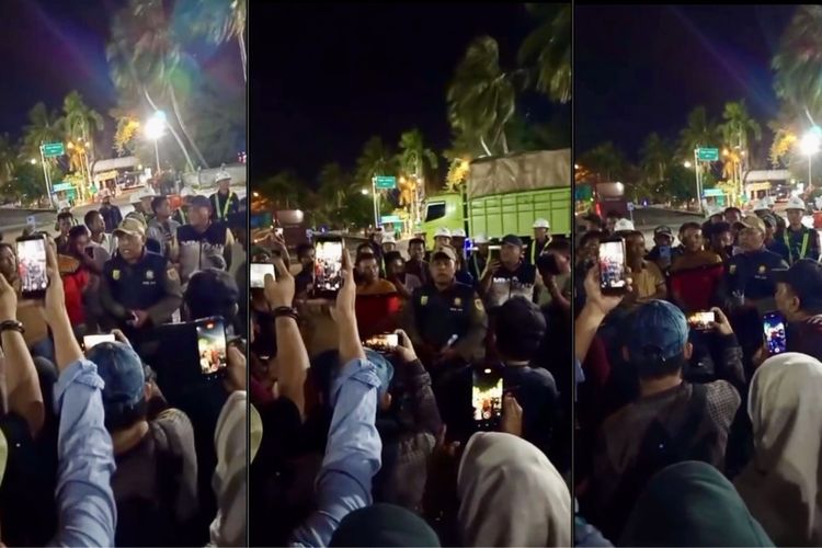 Protes Penyekatan Kendaraan Pengangkut Gabah di Bakauheni, Petani dan Sopir Truk Datangi Pelabuhan