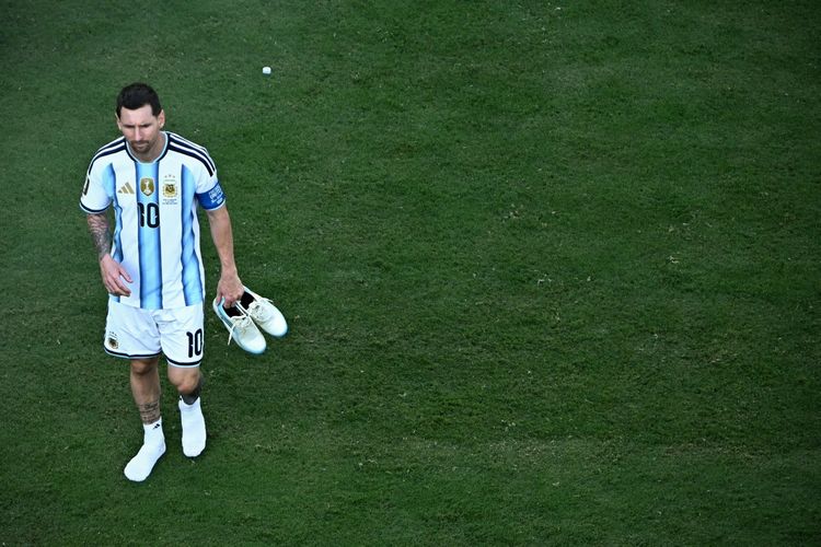 Lionel Messi Pulang ke Argentina Usai Piala Dunia 2026, Disambut Spanduk dan Bendera